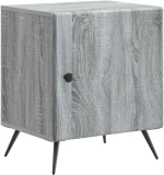 vidaXL Κομοδίνο Γκρι Sonoma 43 x 34,5 x 50 εκ Επεξεργασμένο Ξύλο