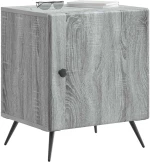 vidaXL Κομοδίνο Γκρι Sonoma 43 x 34,5 x 50 εκ Επεξεργασμένο Ξύλο