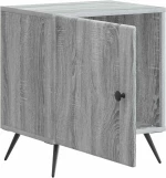 vidaXL Κομοδίνο Γκρι Sonoma 43 x 34,5 x 50 εκ Επεξεργασμένο Ξύλο