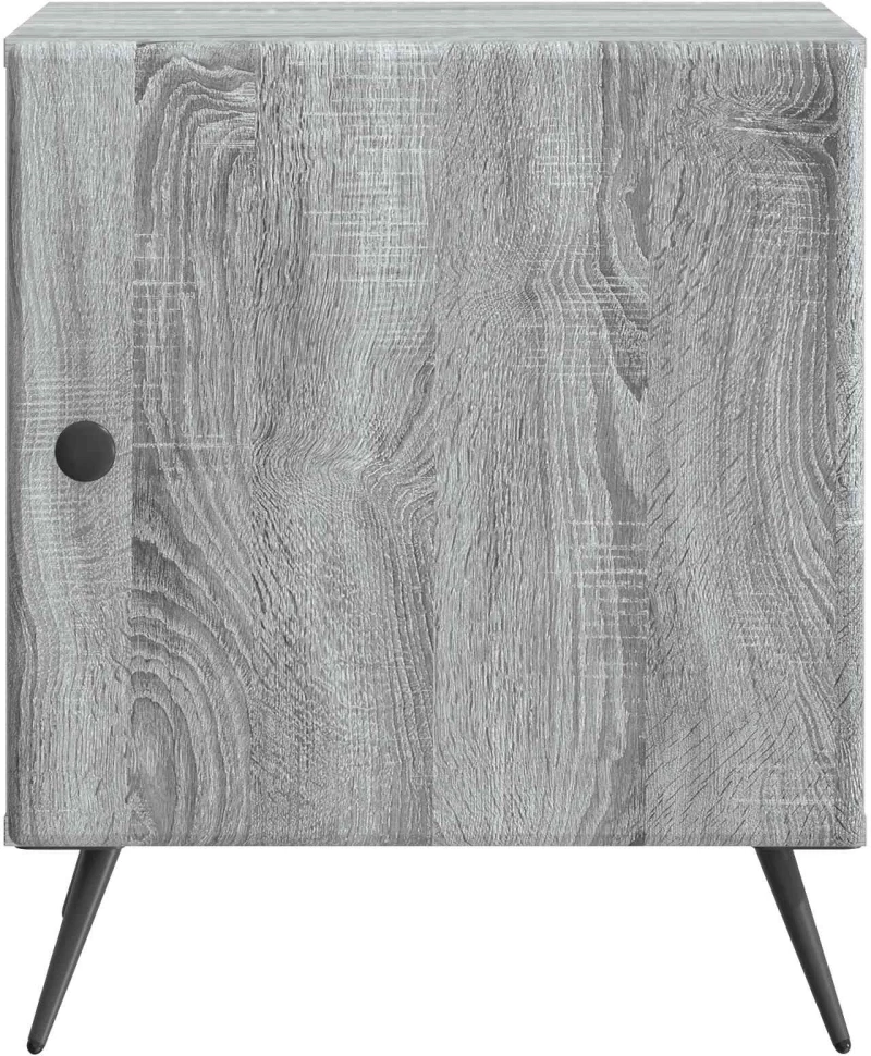 vidaXL Κομοδίνο Γκρι Sonoma 43 x 34,5 x 50 εκ Επεξεργασμένο Ξύλο