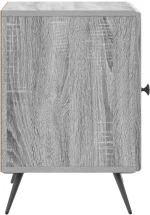 vidaXL Κομοδίνο Γκρι Sonoma 43 x 34,5 x 50 εκ Επεξεργασμένο Ξύλο