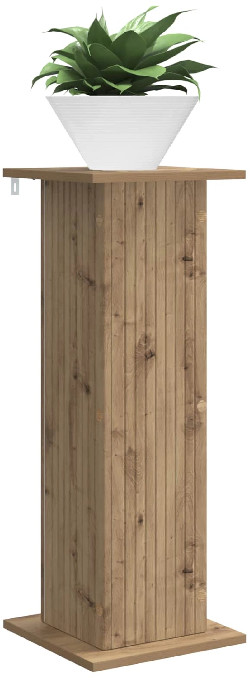 vidaXL Βάση φυτών Artisan Δρυς 30,5 x 30 x 80,5 εκ Επεξεργασμένο Ξύλο