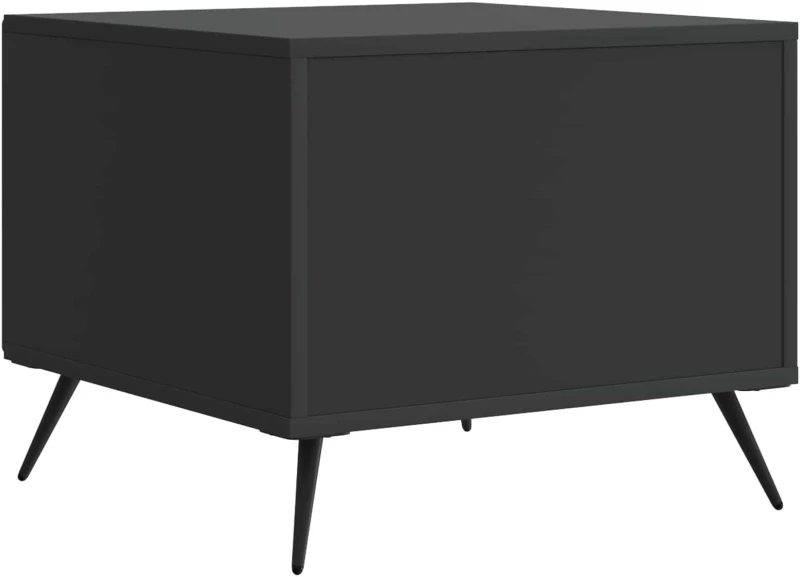 vidaXL Τραπεζάκι σαλονιού Μαύρο 49 x 50 x 40 εκ Επεξεργασμένο Ξύλο