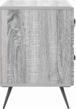 vidaXL Κομοδίνο Γκρι Sonoma 62 x 34,5 x 47,5 εκ Επεξεργασμένο Ξύλο