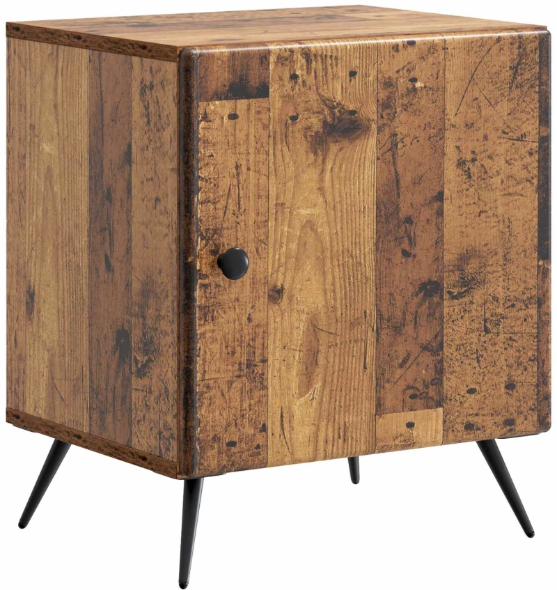 vidaXL Κομοδίνο 2 pcs Παλαιωμένο ξύλο 43 x 34,5 x 50 εκ