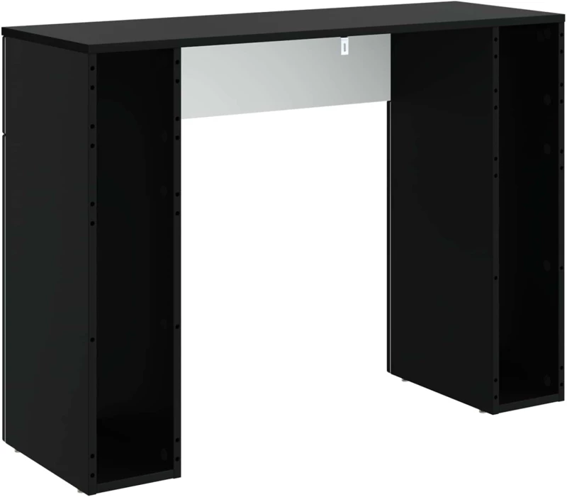 vidaXL Τραπεζάκι σαλονιού Μαύρο 102 x 35 x 75 εκ Επεξεργασμένο Ξύλο