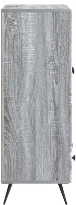 vidaXL Πλαϊνό γραφείο με συρτάρι Γκρι Sonoma 66 x 34,5 x 95 εκ.
