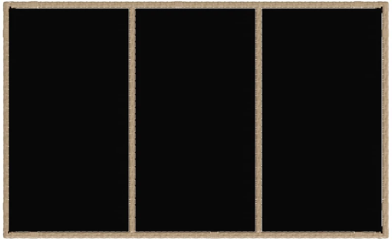vidaXL Σετ Εξωτερικής Τραπέζης 5 pcs Μπεζ και Κρέμ 150 x 90 x 75 cm