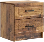 vidaXL Κομοδίνο Παλαιωμένο ξύλο 43 x 34,5 x 44,5 εκ Επεξεργασμένο Ξύλο