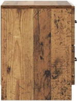 vidaXL Κομοδίνο Παλαιωμένο ξύλο 43 x 34,5 x 44,5 εκ Επεξεργασμένο Ξύλο