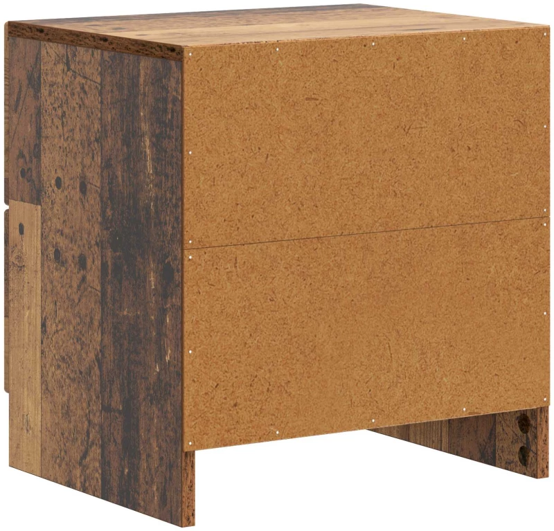 vidaXL Κομοδίνο Παλαιωμένο ξύλο 43 x 34,5 x 44,5 εκ Επεξεργασμένο Ξύλο