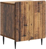 vidaXL Κομοδίνο 2 pcs Παλαιωμένο ξύλο 43 x 34,5 x 52 εκ