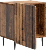 vidaXL Κομοδίνο 2 pcs Παλαιωμένο ξύλο 43 x 34,5 x 52 εκ