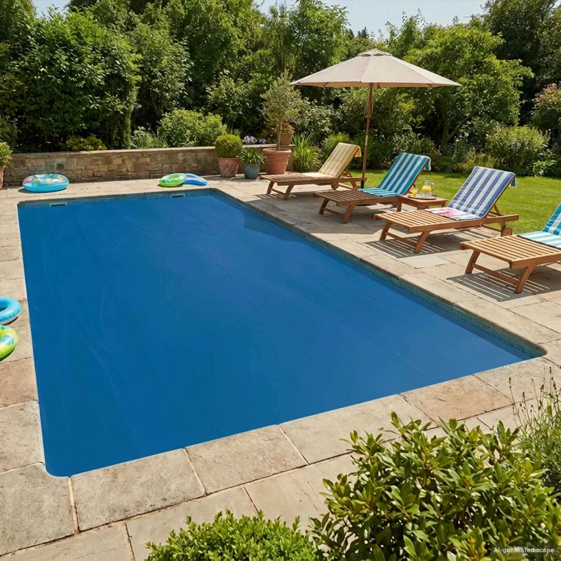 vidaXL Ηλιακή Κάλυψη Πισίνας Βαρέως Τύπου 600 x 400 cm 200 μm