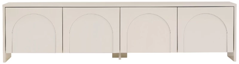 Έπιπλο τηλεόρασης Aurelia Megapap χρώμα κρεμ 180x32x45εκ.