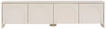 Έπιπλο τηλεόρασης Aurelia Megapap χρώμα κρεμ 180x32x45εκ.