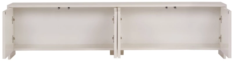 Έπιπλο τηλεόρασης Aurelia Megapap χρώμα κρεμ 180x32x45εκ.