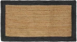 vidaXL Χαλιά χώρου Σκούρο Γκρι 80 x 150 cm Γιούτα