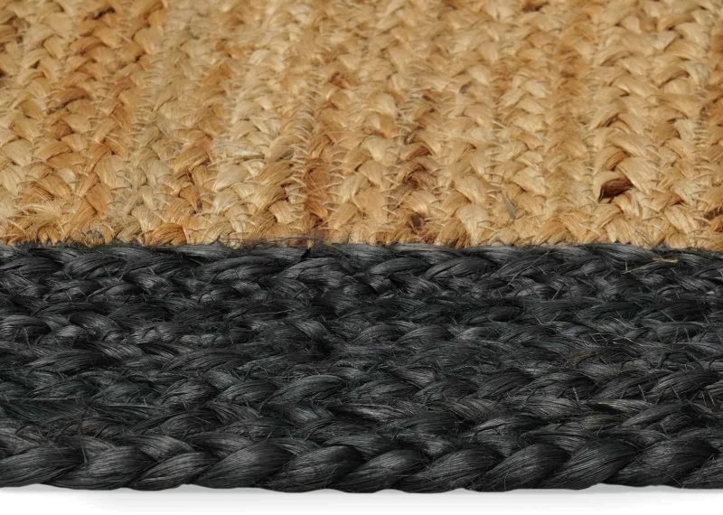 vidaXL Χαλιά χώρου Σκούρο Γκρι 200 x 200 cm Γιούτα