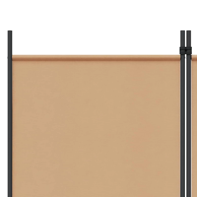 vidaXL Διαχωριστικό Δωματίου 6-Πάνελ Μπεζ 300 x 200 cm Ύφασμα