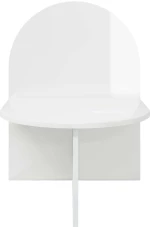 vidaXL Κομοδίνο Γυαλιστερό Λευκό 48 x 49 x 65 εκ.