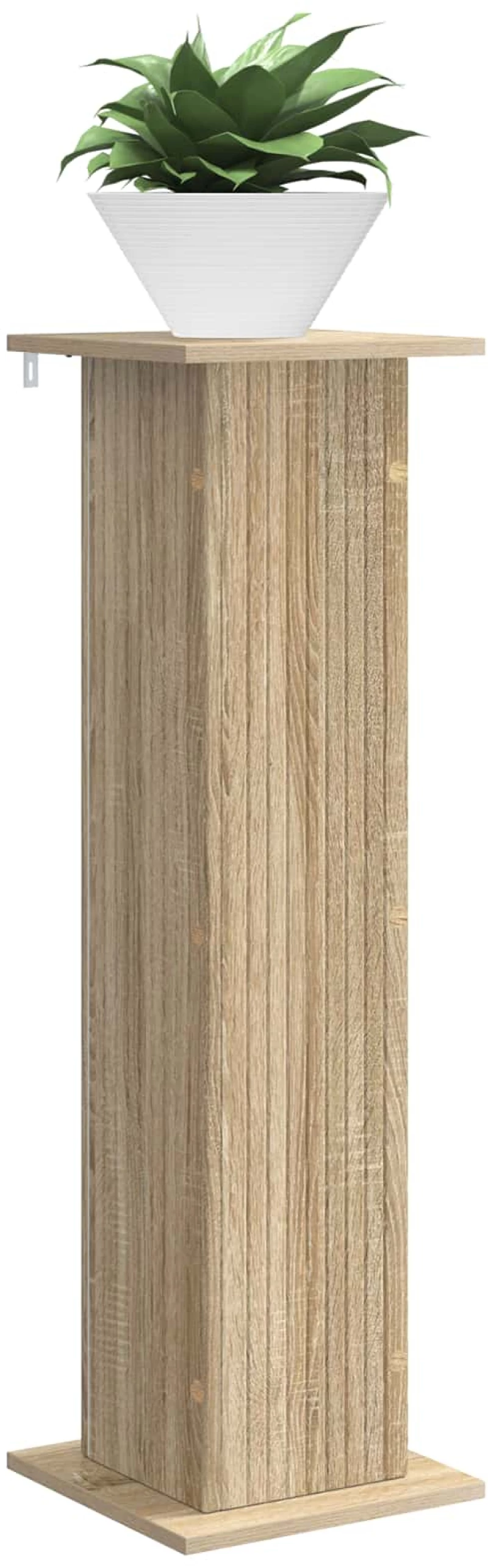 vidaXL Βάση φυτών 2 pcs Sonoma Δρυς 30,5 x 30 x 100,5 εκ