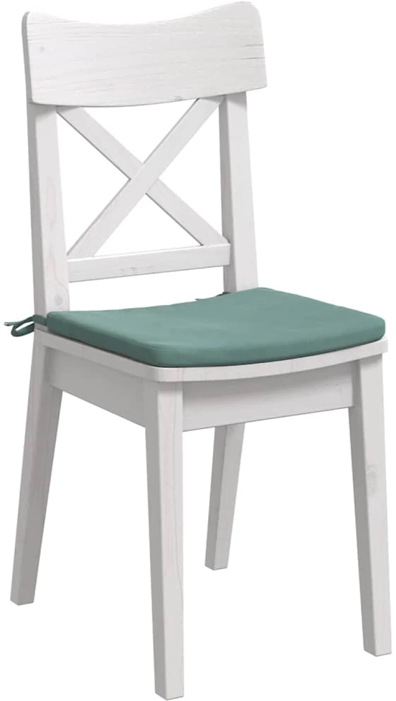 vidaXL Μαξιλάρια καθισμάτων 4 pcs Θαλασσί 40 x 40 x 3 cm Βελούδο