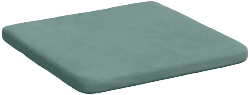 vidaXL Μαξιλάρια καθισμάτων 4 pcs Θαλασσί 40 x 40 x 3 cm Βελούδο