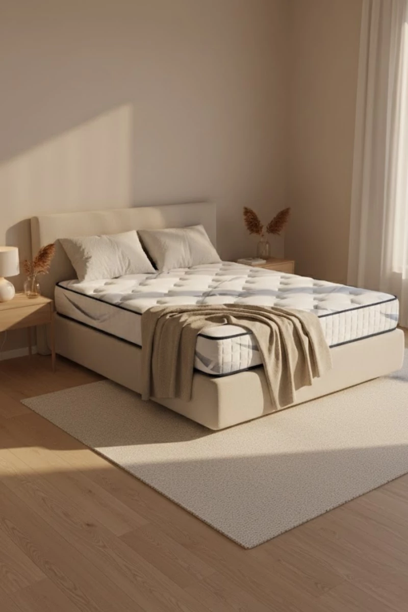 Stewehome Στρώμα με ελατήρια μονό για κρεβάτι 100x200x24 cm