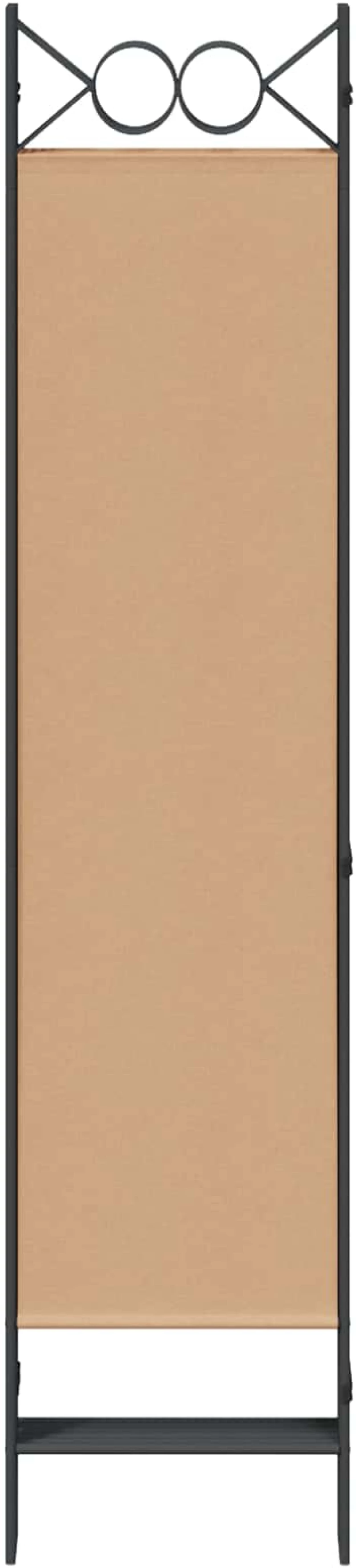 vidaXL Διαχωριστικό Δωματίου 6-Πάνελ Μπεζ 240 x 180 cm Ύφασμα