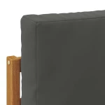 vidaXL Σετ Καναπέ με μαξιλάρι 3 pcs Στερεό Ξύλο Ακακίας
