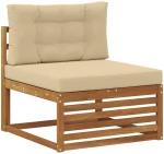 vidaXL Σετ Καναπέ με μαξιλάρι 6 pcs Στερεό Ξύλο Ακακίας