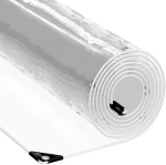 vidaXL Μουσαμάς 350 gsm Διαφανές 6 x 1,5 μ PVC