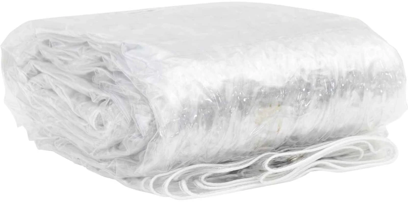vidaXL Μουσαμάς 350 gsm Διαφανές 6 x 1,5 μ PVC