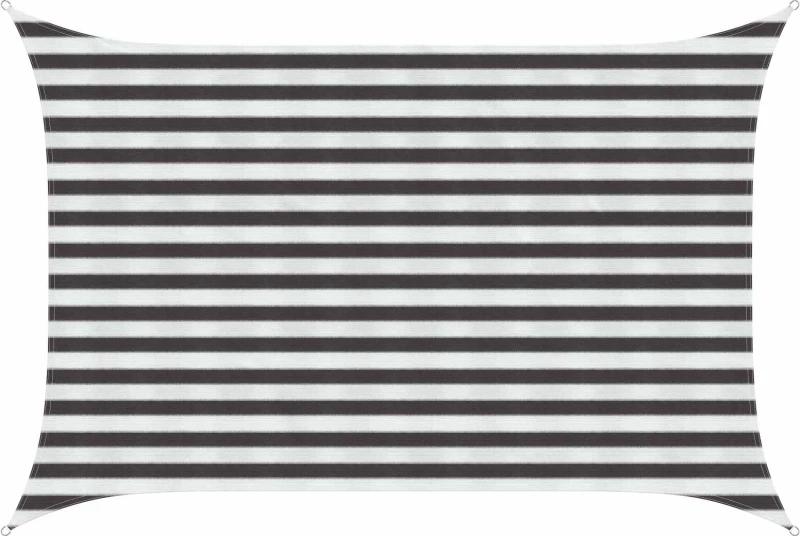 vidaXL Ικανότητα Σκίασης Γκρι και Λευκό 2 x 3 m HDPE