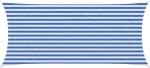 vidaXL Ικανότητα Σκίασης Μπλε και άσπρο 2 x 4 m HDPE