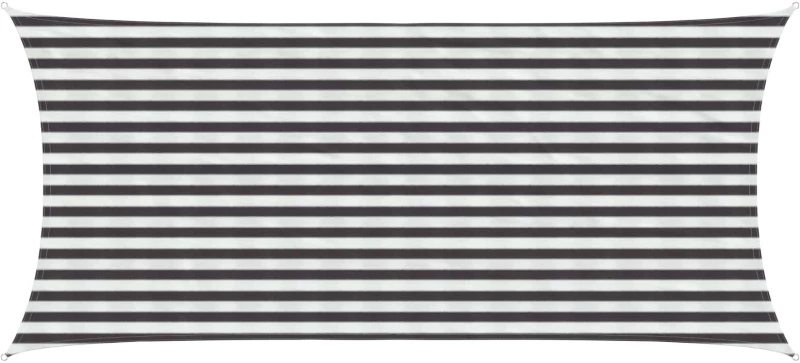 vidaXL Ικανότητα Σκίασης Γκρι και Λευκό 2 x 4,5 m HDPE