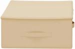 vidaXL Κουτί αποθήκευσης 6 pcs Κρεμ 70 x 40 x 18 εκ. Ύφασμα