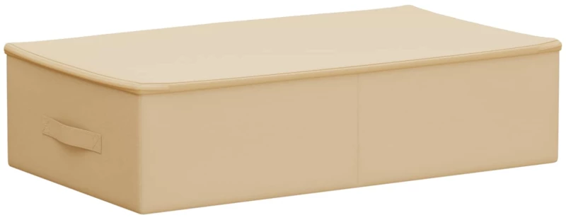 vidaXL Κουτί αποθήκευσης 6 pcs Κρεμ 70 x 40 x 18 εκ. Ύφασμα