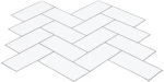 vidaXL Πλακάκι ψαροκόκαλο 50 pcs Λευκό Γκρι 30 x 30 cm