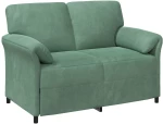 vidaXL Καναπές 2 ατόμων Θαλασσί 138 x 83 x 95 εκ Βελούδο