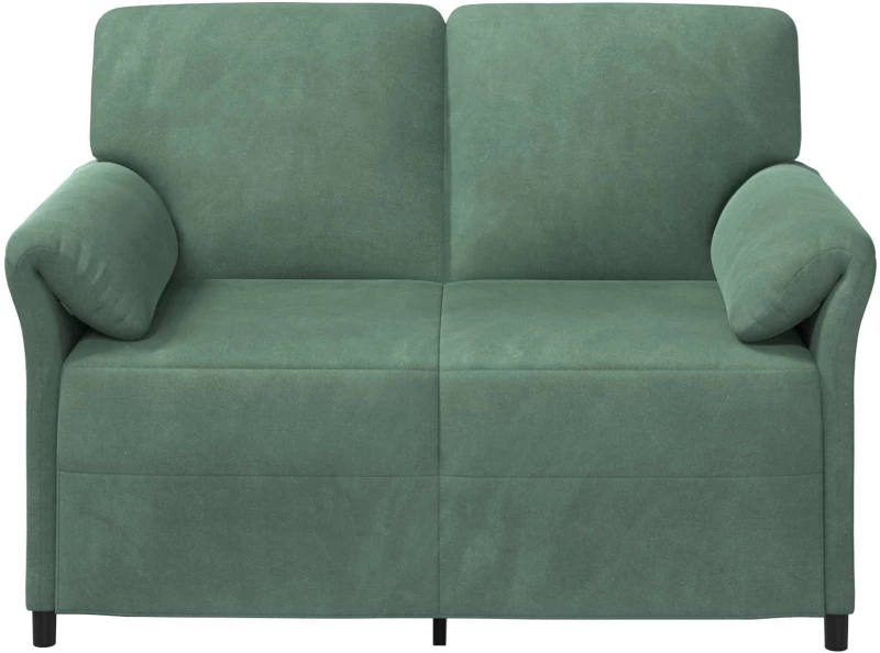 vidaXL Καναπές 2 ατόμων Θαλασσί 138 x 83 x 95 εκ Βελούδο