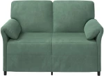vidaXL Καναπές 2 ατόμων Θαλασσί 138 x 83 x 95 εκ Βελούδο