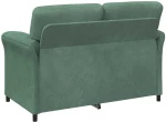 vidaXL Καναπές 2 ατόμων Θαλασσί 138 x 83 x 95 εκ Βελούδο