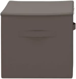 vidaXL Κουτί αποθήκευσης 24 pcs Γκρι 55 x 35 x 32 εκ. Ύφασμα