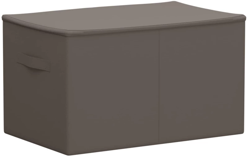 vidaXL Κουτί αποθήκευσης 24 pcs Γκρι 55 x 35 x 32 εκ. Ύφασμα