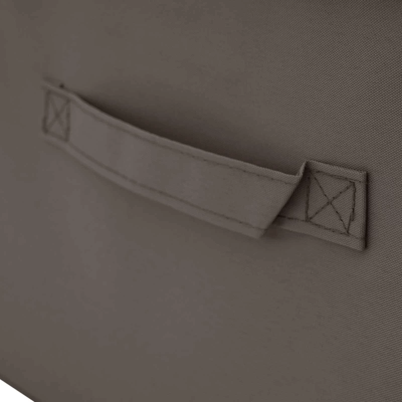 vidaXL Κουτί αποθήκευσης 24 pcs Γκρι 55 x 35 x 32 εκ. Ύφασμα
