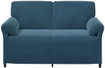 vidaXL Καναπές 2 ατόμων Μπλε 158 x 83 x 95 εκ Βελούδο