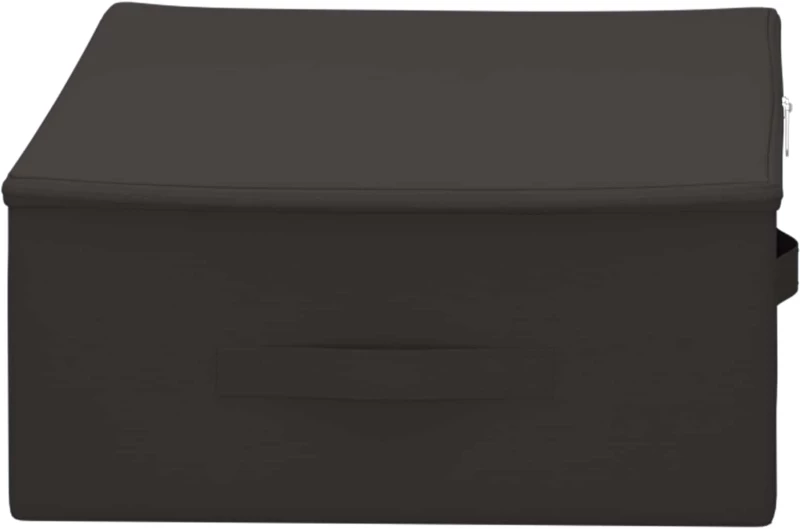 vidaXL Κουτί αποθήκευσης 24 pcs Ανθρακί 70 x 40 x 18 εκ. Ύφασμα