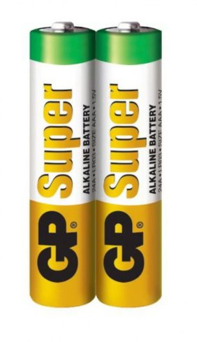 Μπαταρία GP (LR03) AAA Zinc Super (2 μπαταρίες / συρρίκνωση) 1,5 V